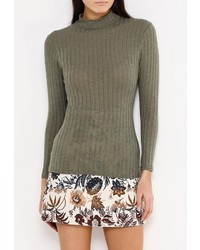 Женская оливковая водолазка от Edge Street