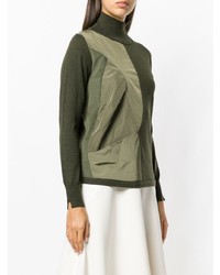 Женская оливковая водолазка от Stefano Mortari