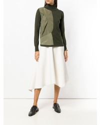 Женская оливковая водолазка от Stefano Mortari