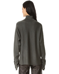 Женская оливковая водолазка от Tibi