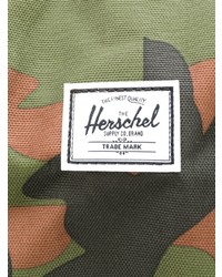 Мужская оливковая дорожная сумка из плотной ткани с камуфляжным принтом от Herschel Supply Co.