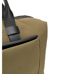 Мужская оливковая дорожная сумка из плотной ткани от Troubadour