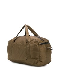 Мужская оливковая дорожная сумка из плотной ткани от Aspesi