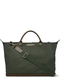 Мужская оливковая дорожная сумка из плотной ткани от WANT Les Essentiels