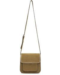 Женская оливковая замшевая сумка от Isabel Marant