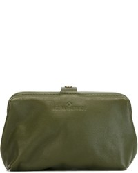 Женская оливковая кожаная сумка от A.F.Vandevorst