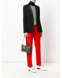 Женская оливковая кожаная сумка от Stella McCartney