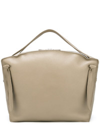 Женская оливковая кожаная сумка от Jil Sander