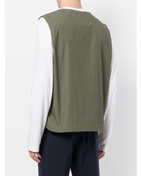 Мужская оливковая куртка без рукавов от Tonello Cs