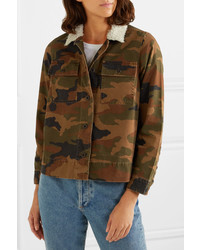Оливковая куртка в стиле милитари с камуфляжным принтом от Madewell