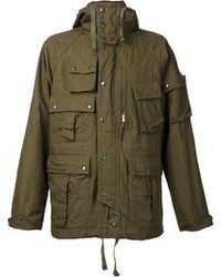Мужская оливковая куртка в стиле милитари от Engineered Garments