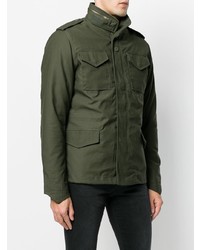 Мужская оливковая куртка в стиле милитари от Alpha Industries