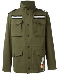Мужская оливковая куртка в стиле милитари от Ports 1961