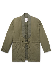 Мужская оливковая куртка в стиле милитари от VISVIM