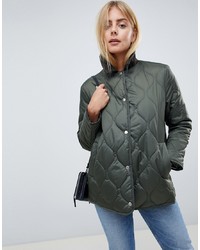 Женская оливковая куртка-пуховик от ASOS DESIGN