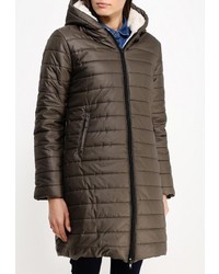 Женская оливковая куртка-пуховик от Aurora Firenze