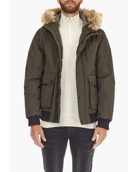 Мужская оливковая куртка-пуховик от Burton Menswear London