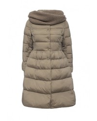 Женская оливковая куртка-пуховик от Clasna