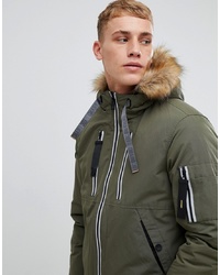 Мужская оливковая куртка-пуховик от Esprit