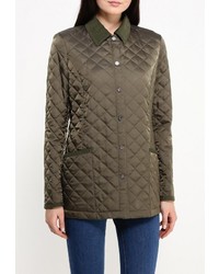 Женская оливковая куртка-пуховик от Husky