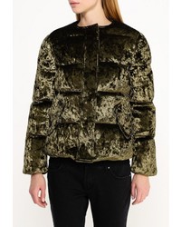 Женская оливковая куртка-пуховик от LOST INK