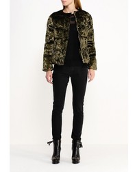 Женская оливковая куртка-пуховик от LOST INK