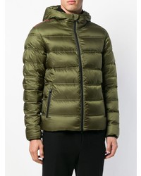 Мужская оливковая куртка-пуховик от Rossignol