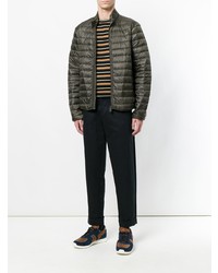 Мужская оливковая куртка-пуховик от Aspesi