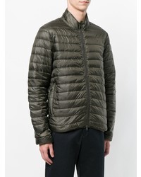 Мужская оливковая куртка-пуховик от Aspesi