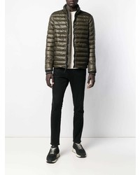 Мужская оливковая куртка-пуховик от Woolrich