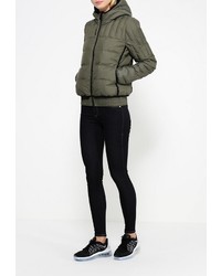 Женская оливковая куртка-пуховик от Reebok