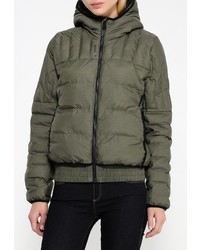 Женская оливковая куртка-пуховик от Reebok