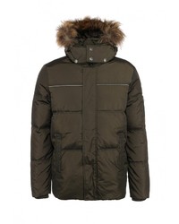 Мужская оливковая куртка-пуховик от Sela