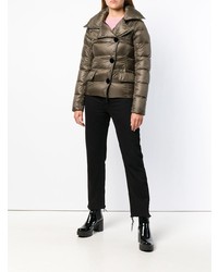 Женская оливковая куртка-пуховик от Rossignol