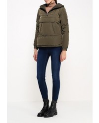 Женская оливковая куртка-пуховик от Z-Design