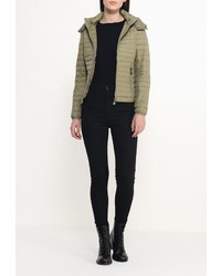 Женская оливковая куртка-пуховик от Z-Design