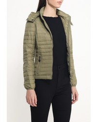 Женская оливковая куртка-пуховик от Z-Design