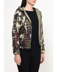 Женская оливковая куртка-пуховик от Z-Design