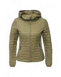Женская оливковая куртка-пуховик от Z-Design