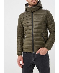 Мужская оливковая куртка-пуховик от Z-Design
