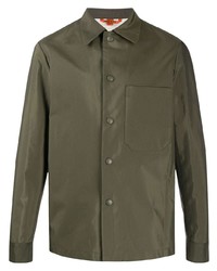 Мужская оливковая куртка-рубашка от Barena