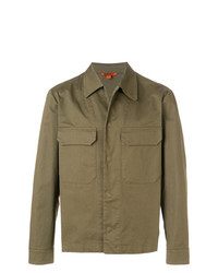 Мужская оливковая куртка-рубашка от Barena