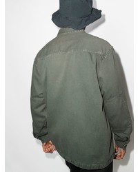 Мужская оливковая куртка-рубашка от Carhartt WIP