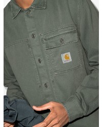 Мужская оливковая куртка-рубашка от Carhartt WIP