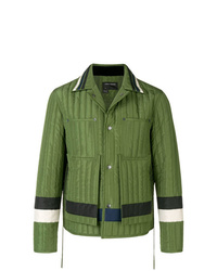 Мужская оливковая куртка-рубашка от Craig Green