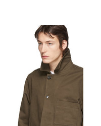 Мужская оливковая куртка-рубашка от Acne Studios