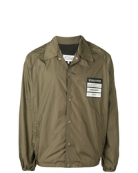 Мужская оливковая куртка-рубашка от Maison Margiela