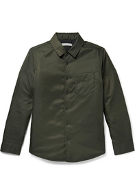 Мужская оливковая куртка-рубашка от Outerknown