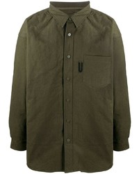 Мужская оливковая куртка-рубашка от Readymade