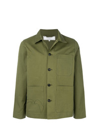 Мужская оливковая куртка-рубашка от Societe Anonyme